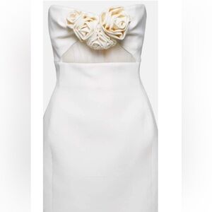 Magda Butrym Floral-appliquÃ© wool minidress